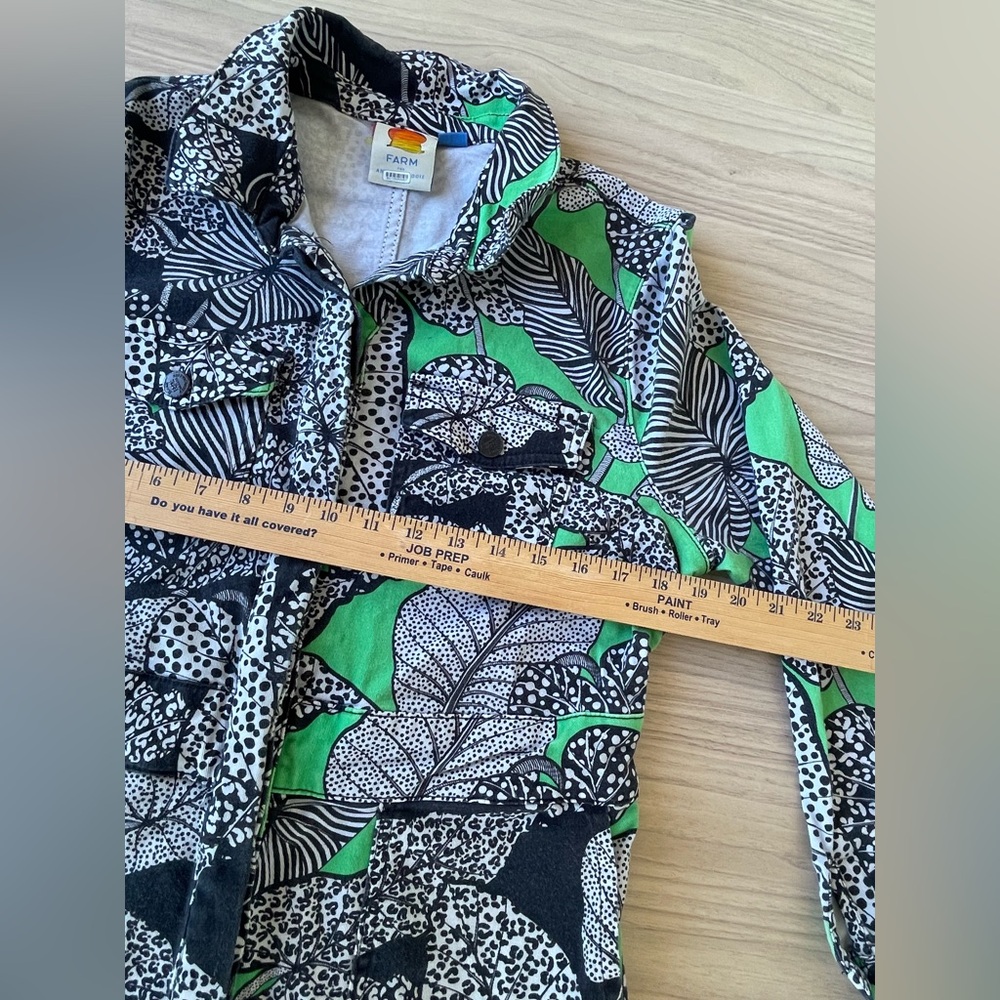FARM Rio Black and Green Patterned Jumpsuit - Picture 4 of 16